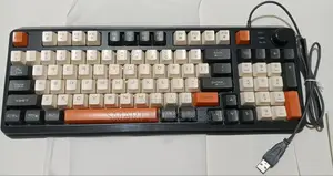 Backlit Mechanical Gaming Wired Keyboard Mixed Colors Backlit Usb