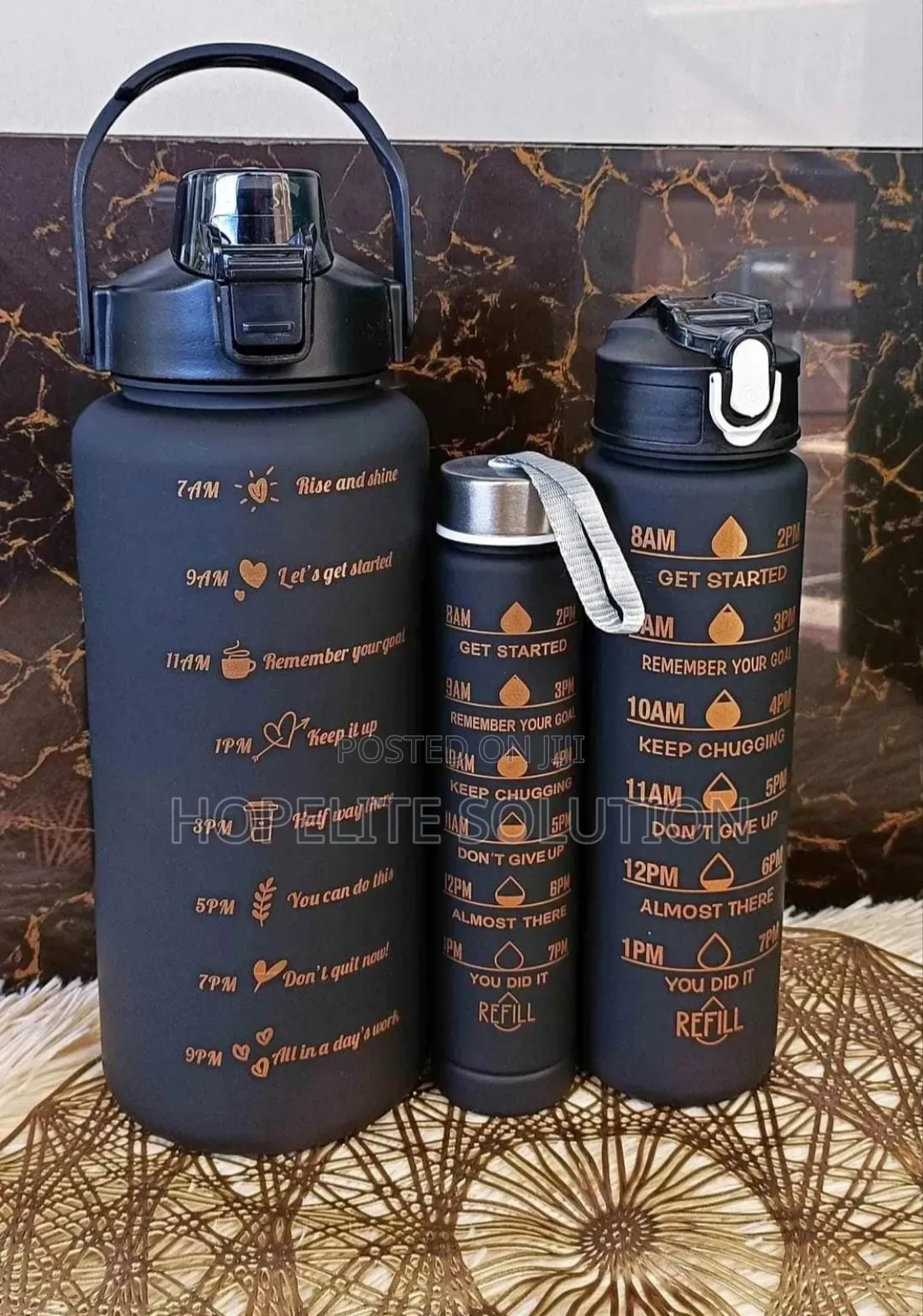 3in1 Water Bottle Set