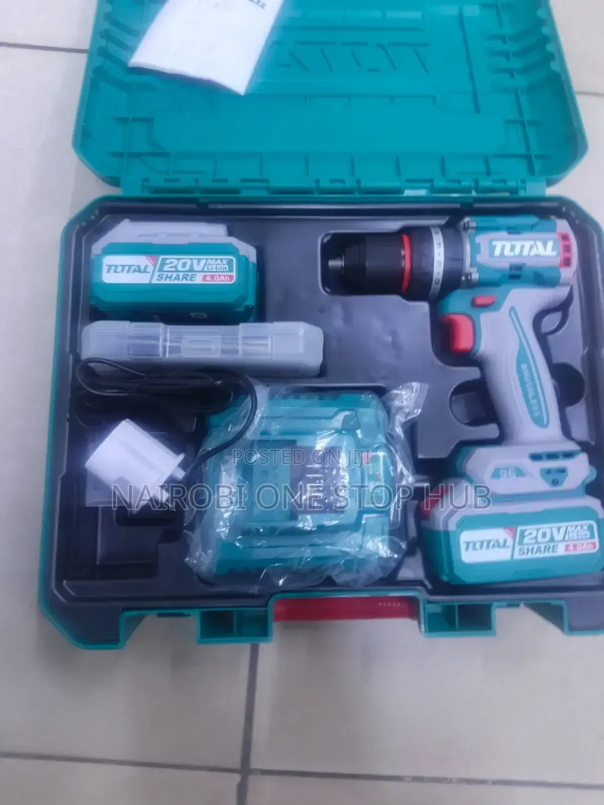Total Industrial Grade Cordless Drill