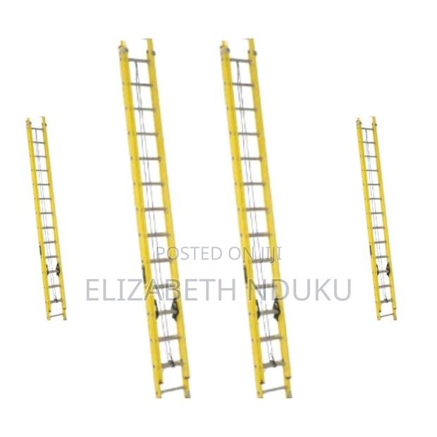 Non-Conductive Fiberglass 2x16 Fiberglass Extension Ladder - main view
