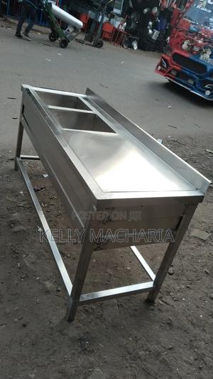 Commercial Double Sink With Large Working Space - thumbnail 2