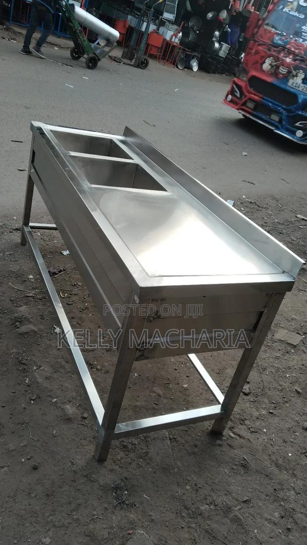 Commercial Double Sink With Large Working Space - main view