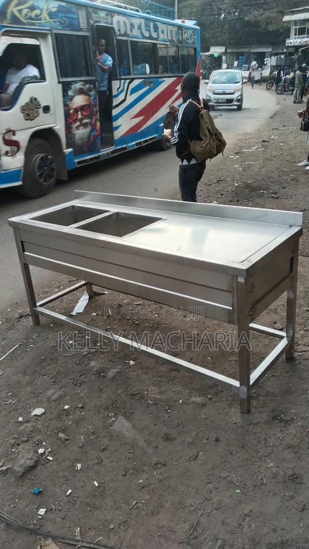 Commercial Double Sink With Large Working Space - thumbnail 5