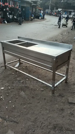 Commercial Double Sink With Large Working Space