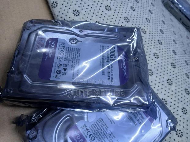 500gb Storage Capacity Purple Surveillance 3.5" Sata Desktop Harddrive