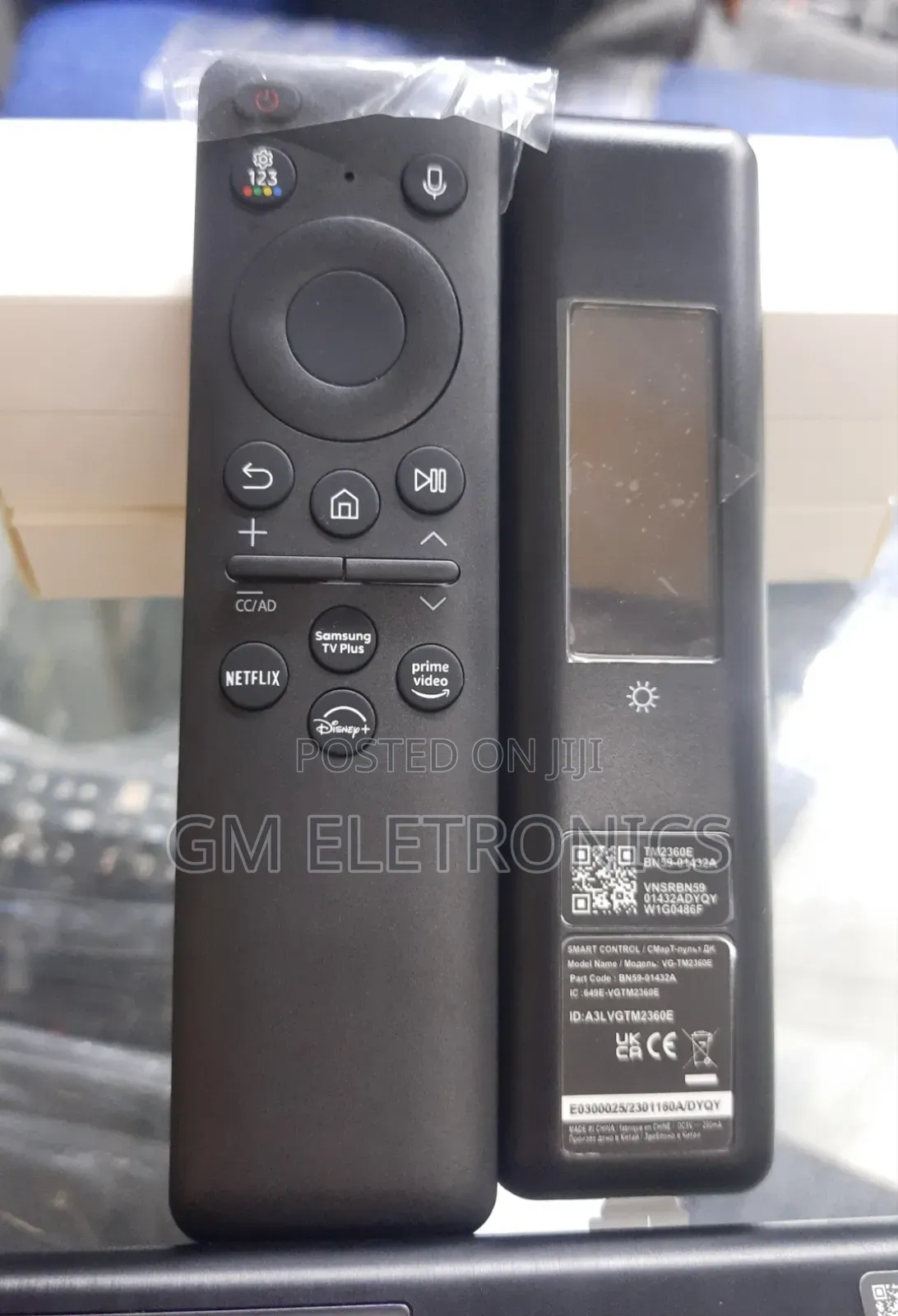 Samsung Type C Rechargeable Solar Voice Remote Control Bn59-01455a .
