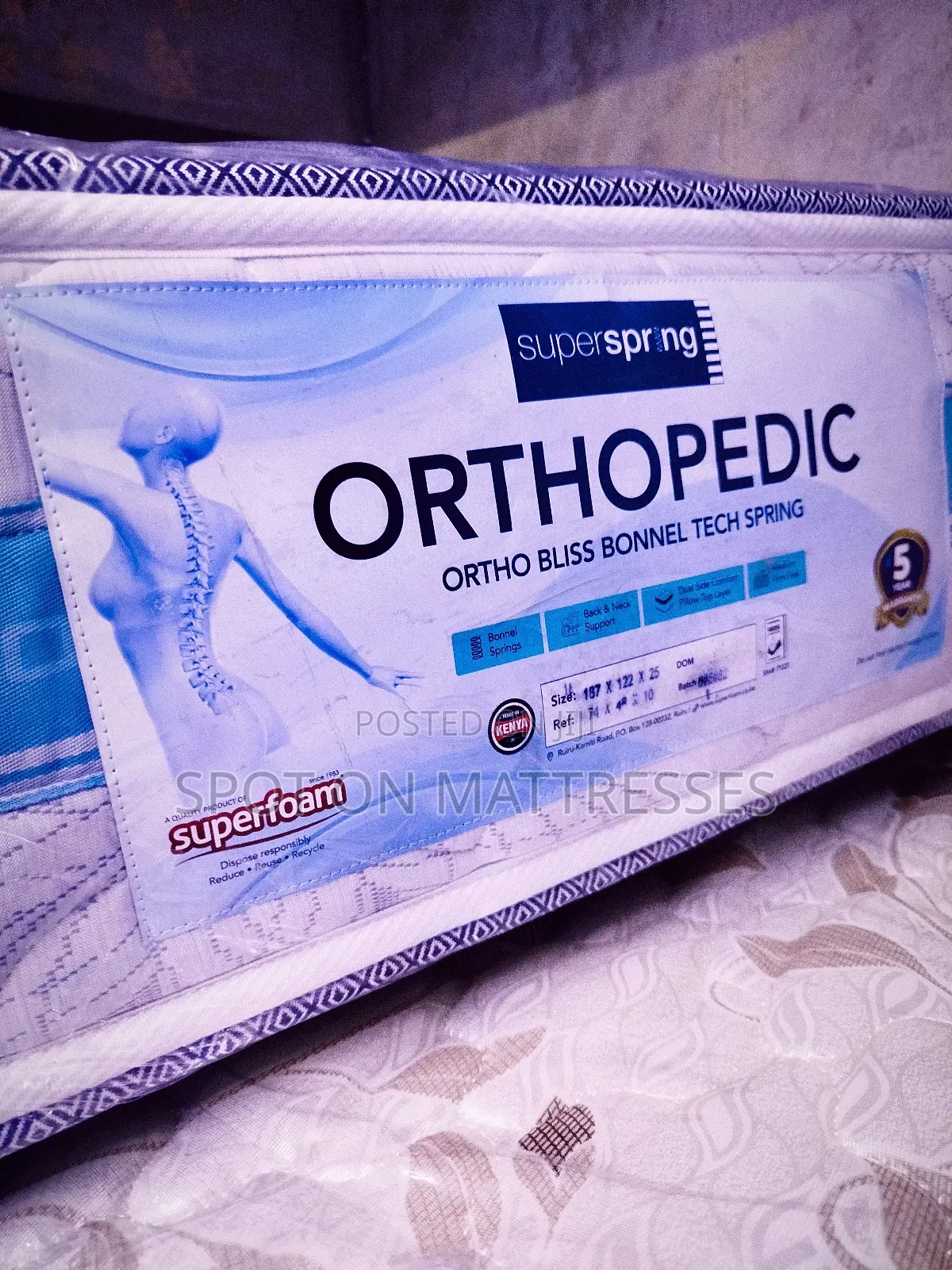 Good Riddance! Orthopedic Spring Mattresses Bonnel Technology Spring.