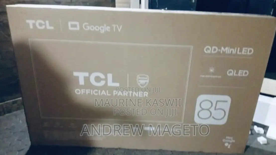 TCL 85” Inch Premium -Qd Miniled 85 C6k