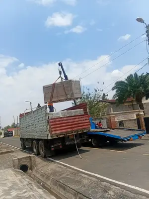 Truck With Crane Available for Transport/ Lifting Services
