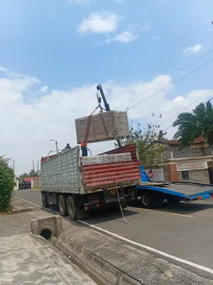 Truck With Crane Available for Transport/ Lifting Services