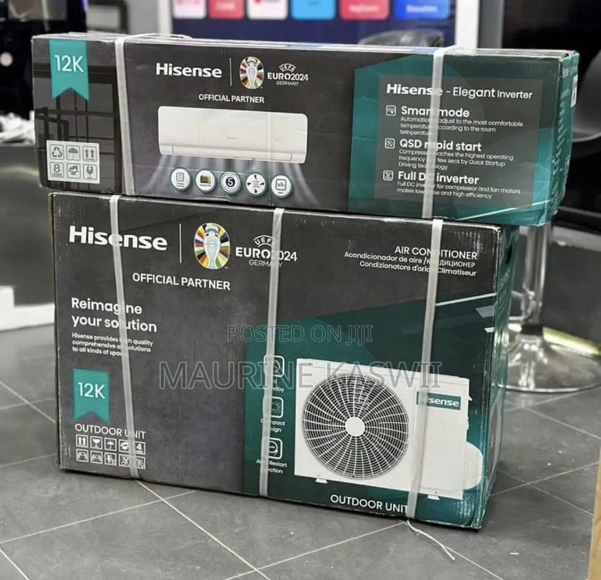 Hisense Btu Air Con With Inverter -Heat Cooling Machine