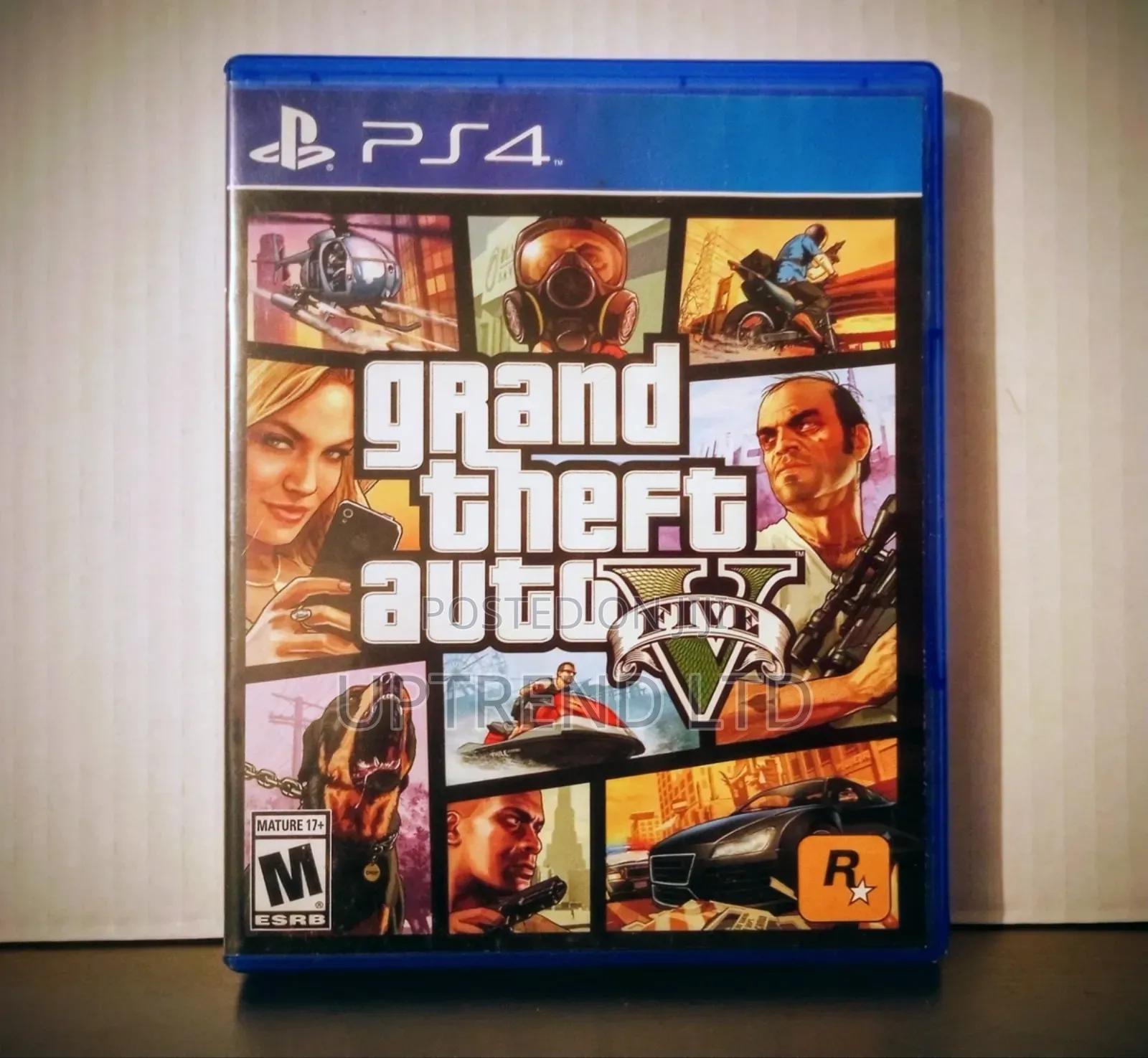Slightly Used Playstation 4 Gta 5 Ps4