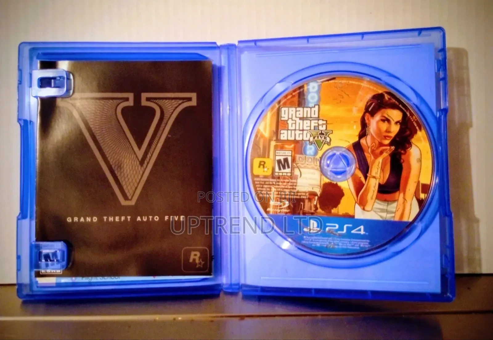 Slightly Used Playstation 4 Gta 5 Ps4