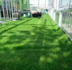 Soft Green Synthetic Turf Carpet With Natural Effect
