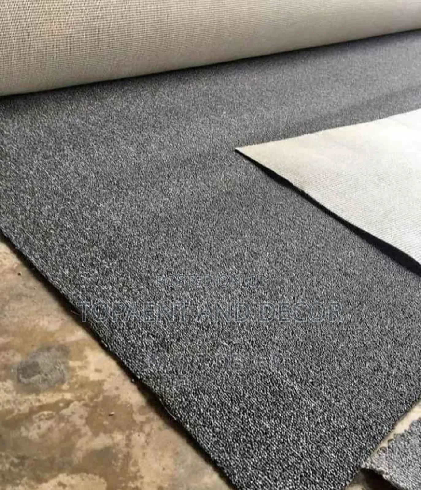 Office Friendly Grey Wall to Wall Carpet Available