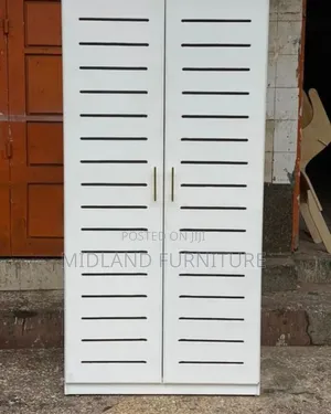 Shoe Rack With Ventilated Doors