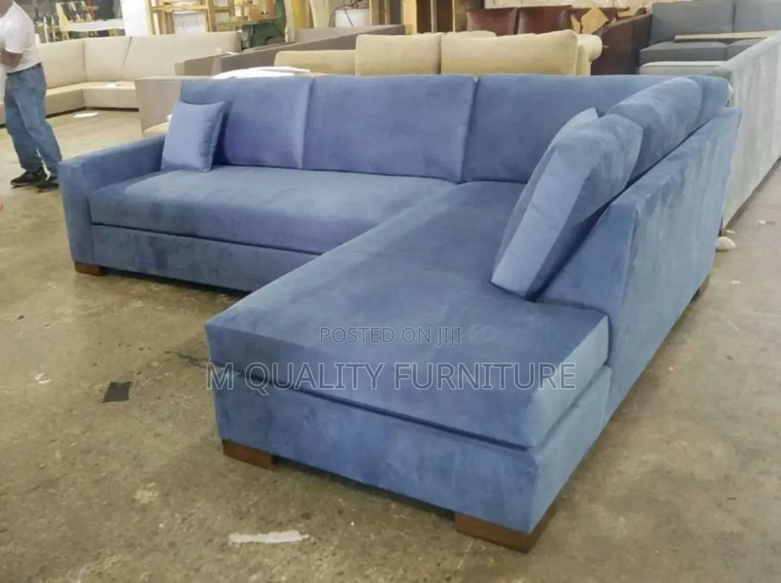 Blue Corner Handmade Sofas-6 Seater