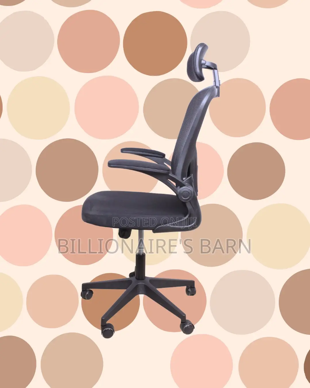 Stylish Grey Ergonomic Office Chair — Great for Study or Work