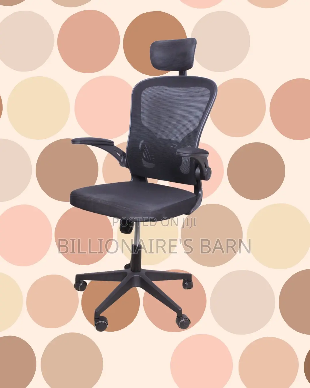 Stylish Grey Ergonomic Office Chair — Great for Study or Work