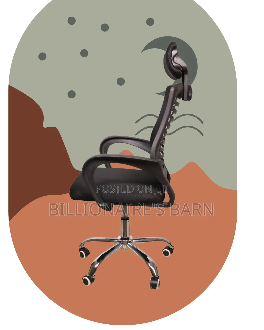 Secretarial Mesh Chair (Adjustable) — Offer Valid This Week