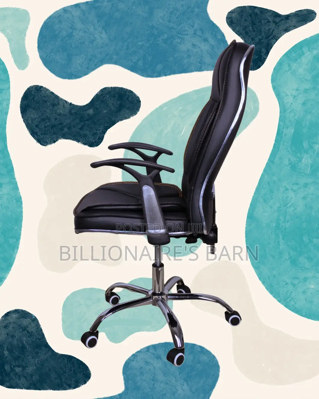 Pro-Grade Executive Leather Office Chair — All-Day Comfort