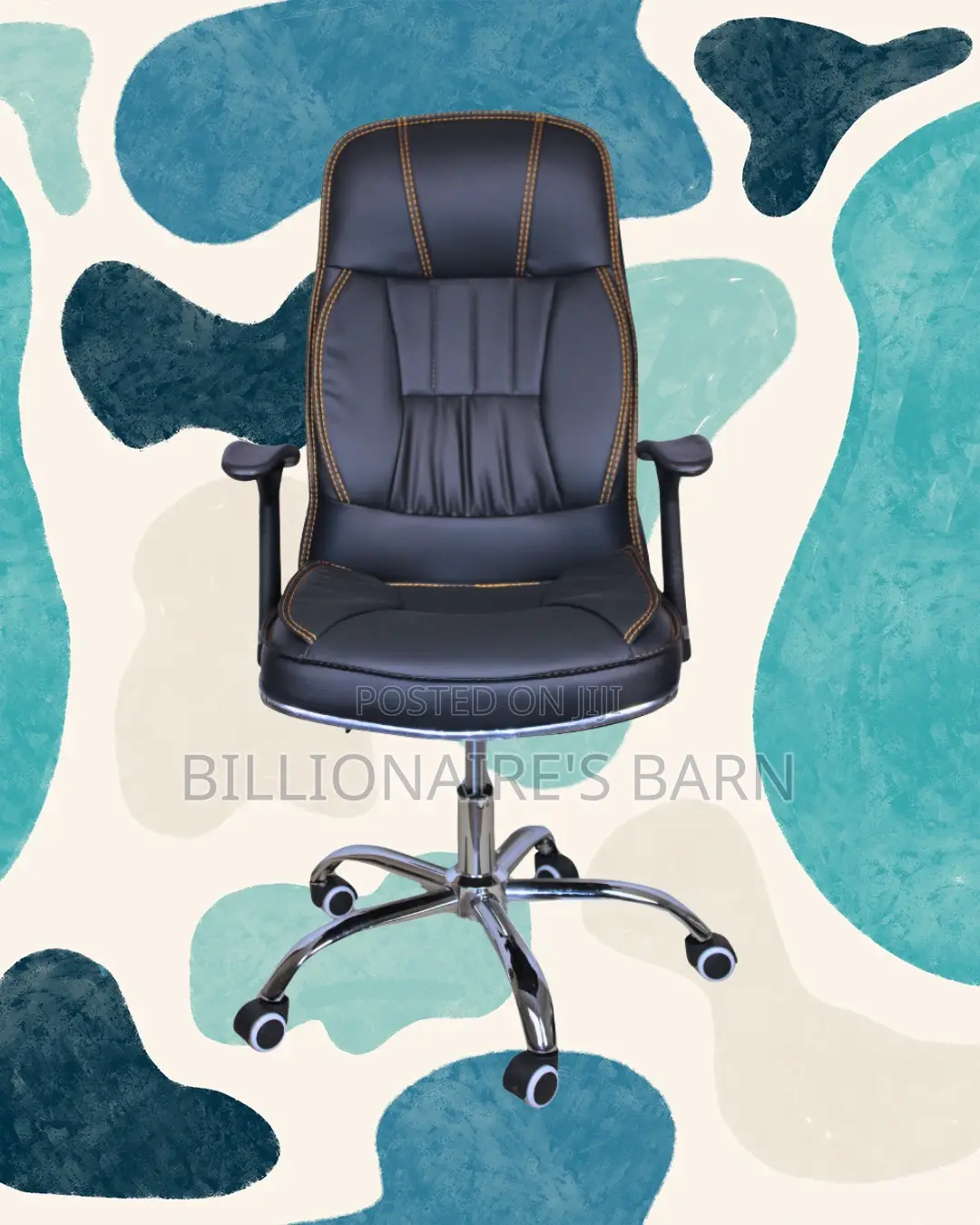 Pro-Grade Executive Leather Office Chair — All-Day Comfort
