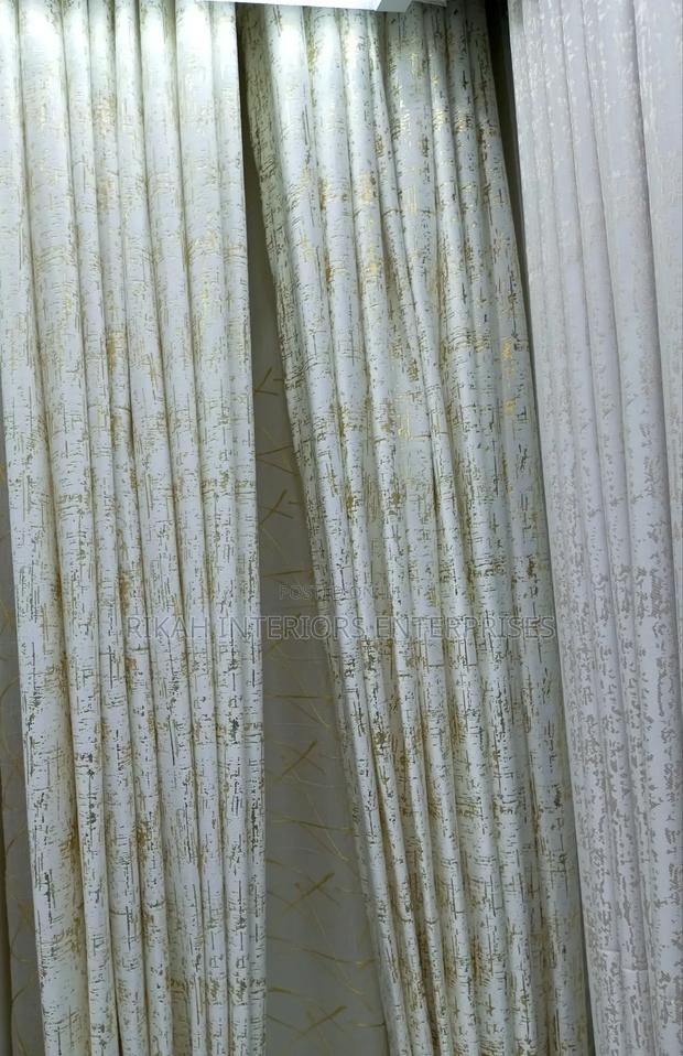 White and Gold Curtains