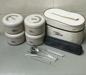 6 in 1 Lunch Insulated Set Combo* 4lunch Box,Bag