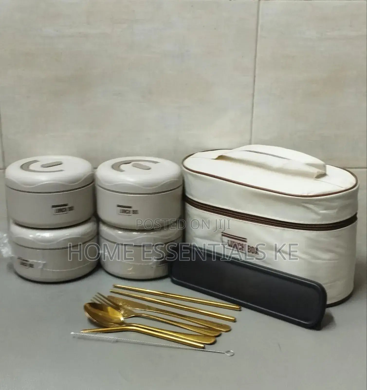 6 in 1 Lunch Insulated Set Combo* 4lunch Box,Bag