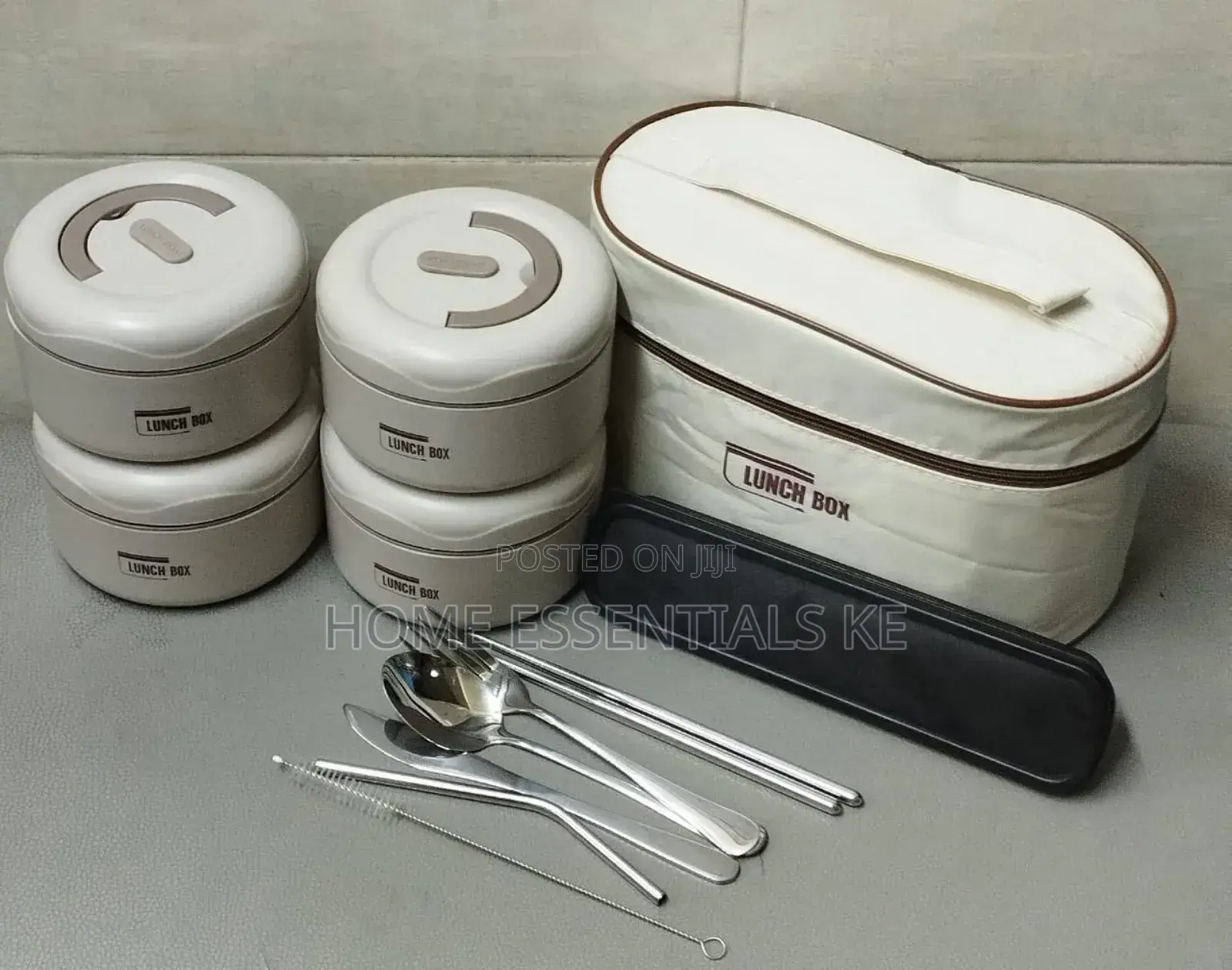 6 in 1 Lunch Insulated Set Combo* 4lunch Box,Bag