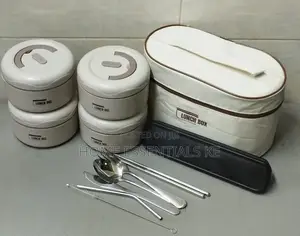 6 in 1 Lunch Insulated Set Combo* 4lunch Box,Bag