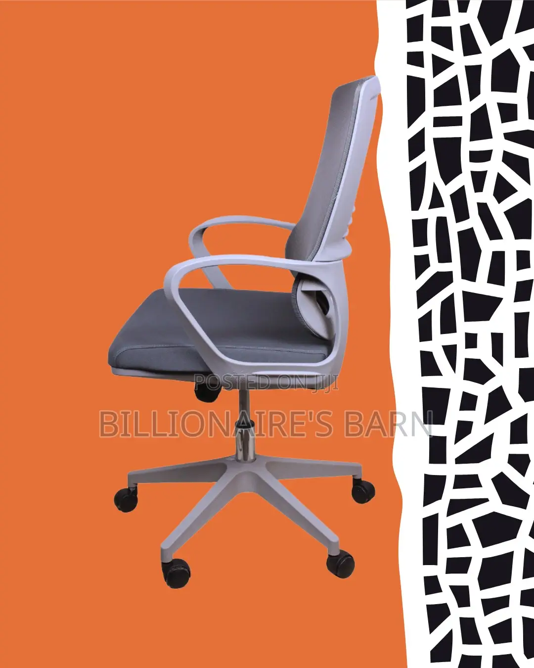 Grey Ergonomic Mesh Office Chair (Comfy) — Restocked!