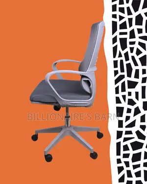Grey Ergonomic Mesh Office Chair (Comfy) — Restocked!