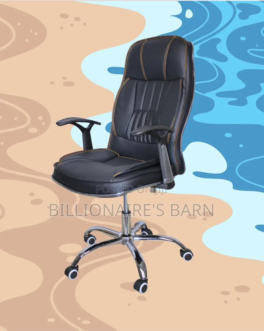 Executive Leather Office Chair (Ergonomic) — Offer Valid This Week