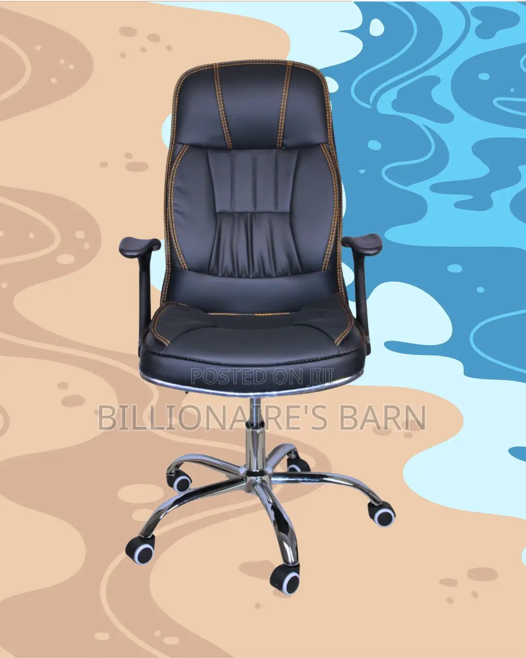 Executive Leather Office Chair (Ergonomic) — Offer Valid This Week