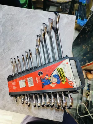 Chrome Vanadium 12pc Combined Spanner Set