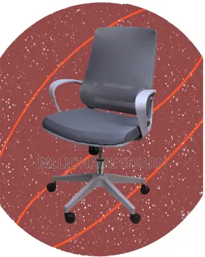 Grey Ergonomic Mesh Office Chair (High-Back) — Moving Fast