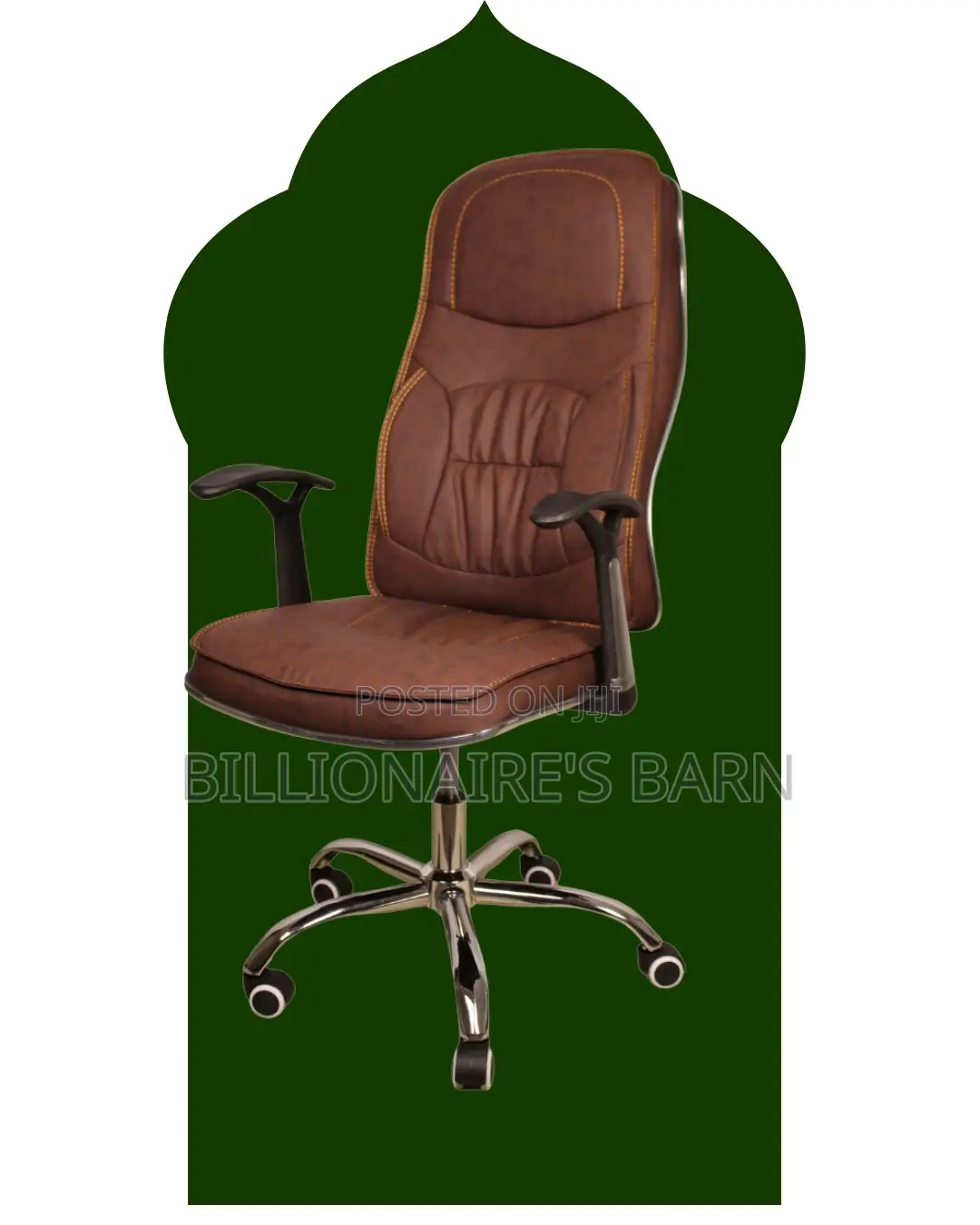 Ergonomic Executive Leather Chair (Executive) — Only a Few Left