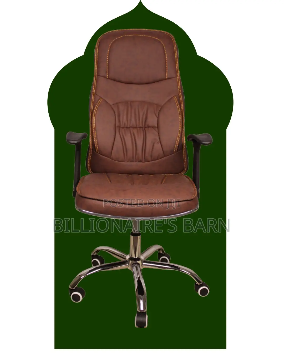 Ergonomic Executive Leather Chair (Executive) — Only a Few Left