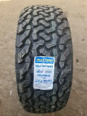 265 /60 R18 Maxtrek Tyres (All Terrrain) Hill Tracker.