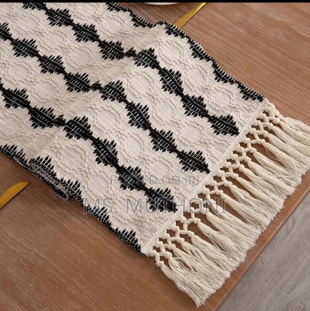 35cms by 240cms High Quality Wider Boho Woven Table Runner/Bed Runner - thumbnail 2