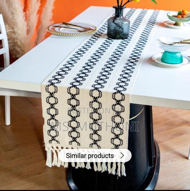 35cms by 240cms High Quality Wider Boho Woven Table Runner/Bed Runner - thumbnail 3
