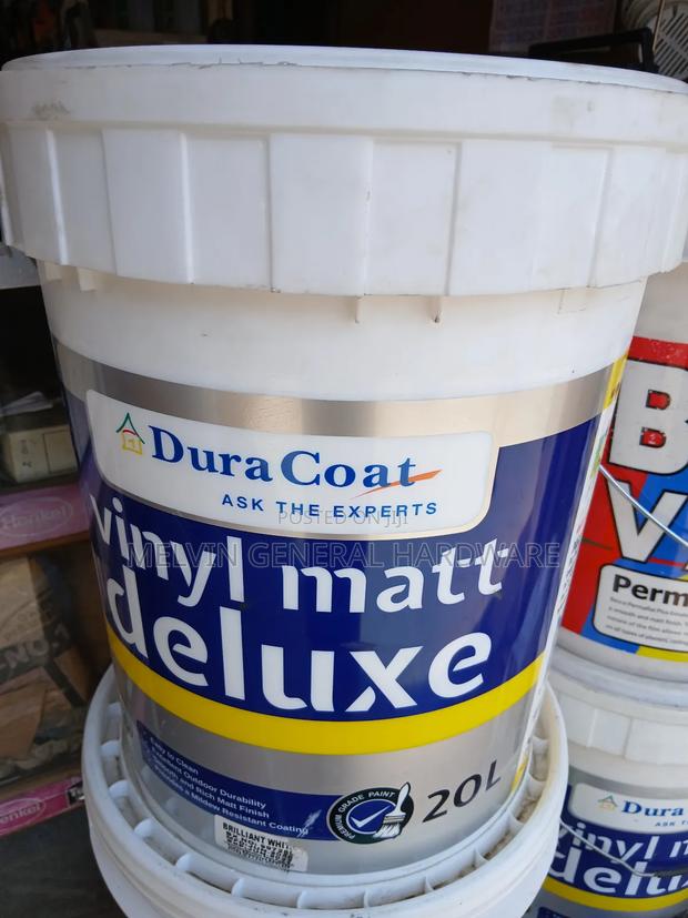 Duracoat Deluxe Vinymatt.White Emulsion Paint 20ltres