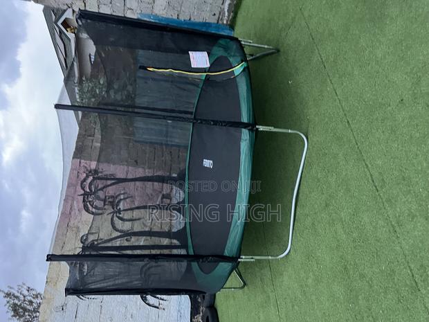 Happy Client. Quality 12ft Trampolines. Outdoor Fun! .