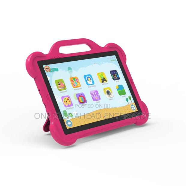 Pink Design With Silicon Cover Kids Tab - main view