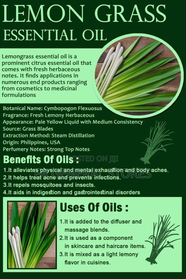 Lemon Grass Essential Oil - main view