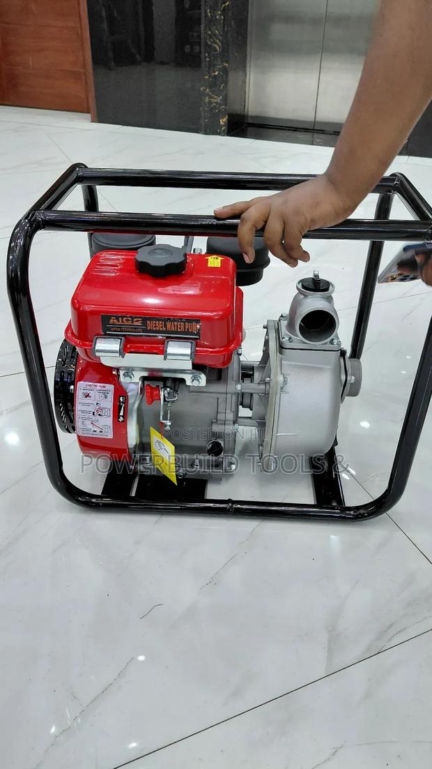 Aico Diesel Waterpump Adp50 50mm 2" Petrol Powered 8hp Engine - thumbnail 2