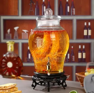 5l Glass Beverage Dispenser With Faucet