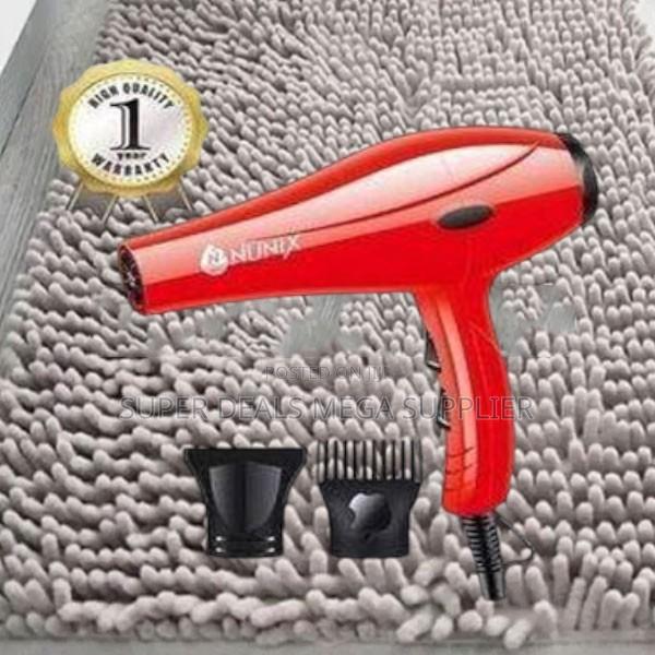 Hd01 Nunix Red Hair Dryer– Quick Drying With Heat Control Modes