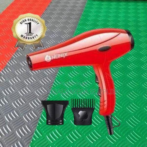 Nunix Hd01 Red Blow Dryer 2200 Watts Salon Quality Finish at Home